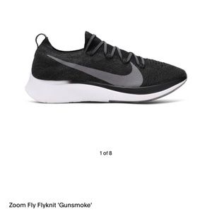 READ DESCRIPTION Nike zoom fly flyknit black gunsmoke